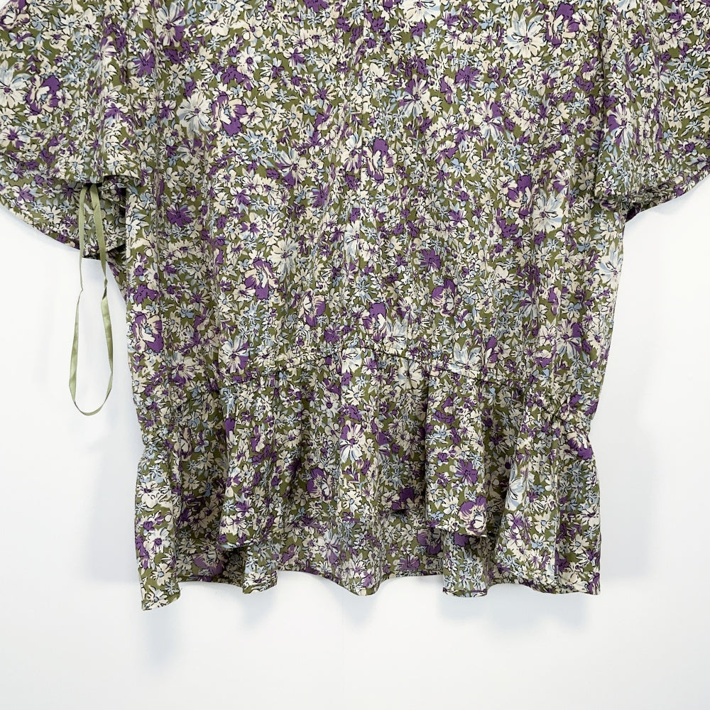 MG - Floral Relaxed Fit Polyester Top