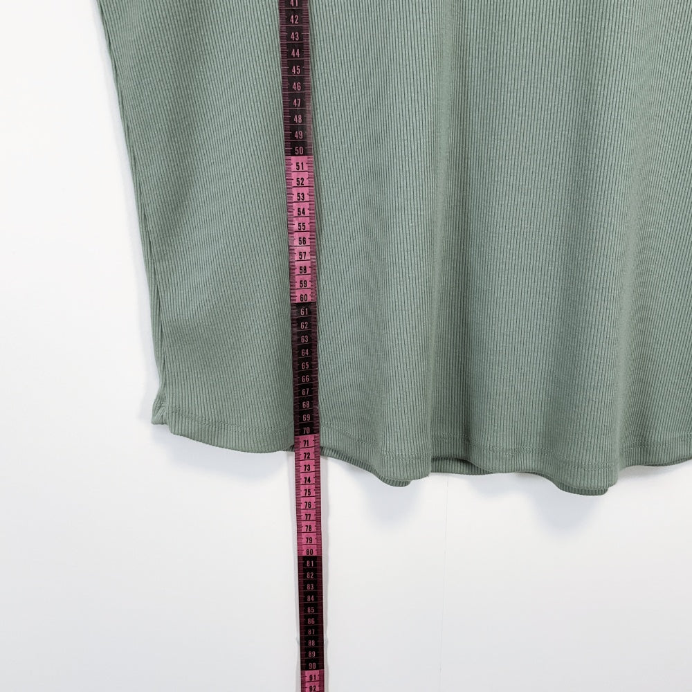 Just Jeans - Sage Green Ruffle Sleeve Top