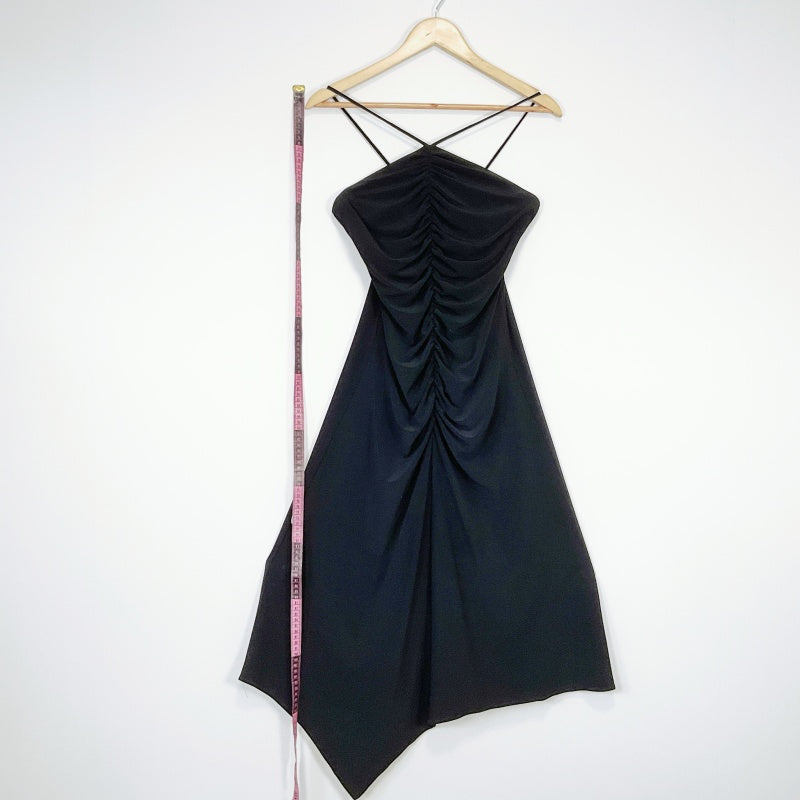 Purple Patch Australia - Black Dress with Gathered Front