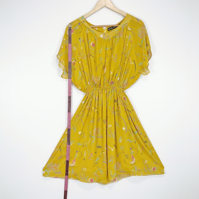 Smoove Reworked Vintage - Vintage Dress in Yellow Mustard