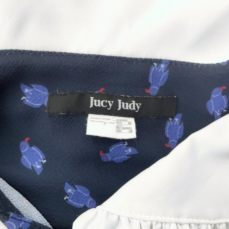 Jucy Judy - Long Sleeve Dress in Navy Blue