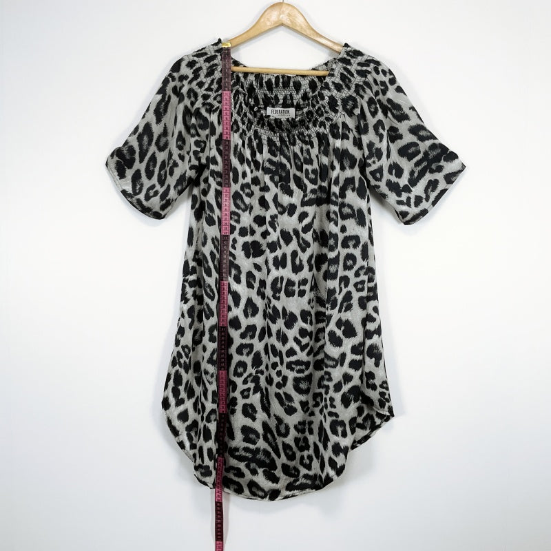 FEDERATION - Short Sleeve Petal Dress