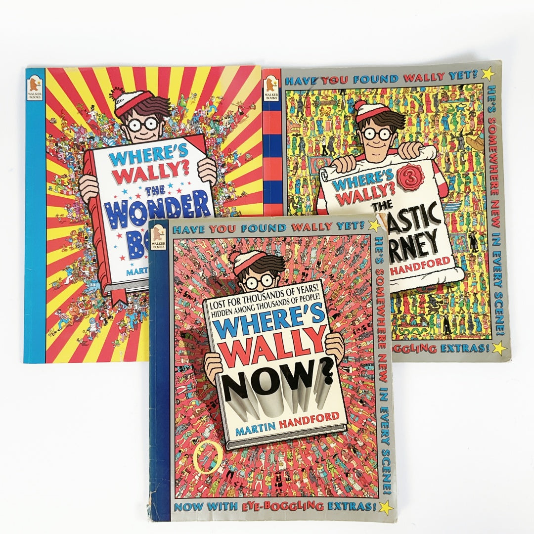 Where's Wally? 3-Book Collection by Martin Handford - Paperback