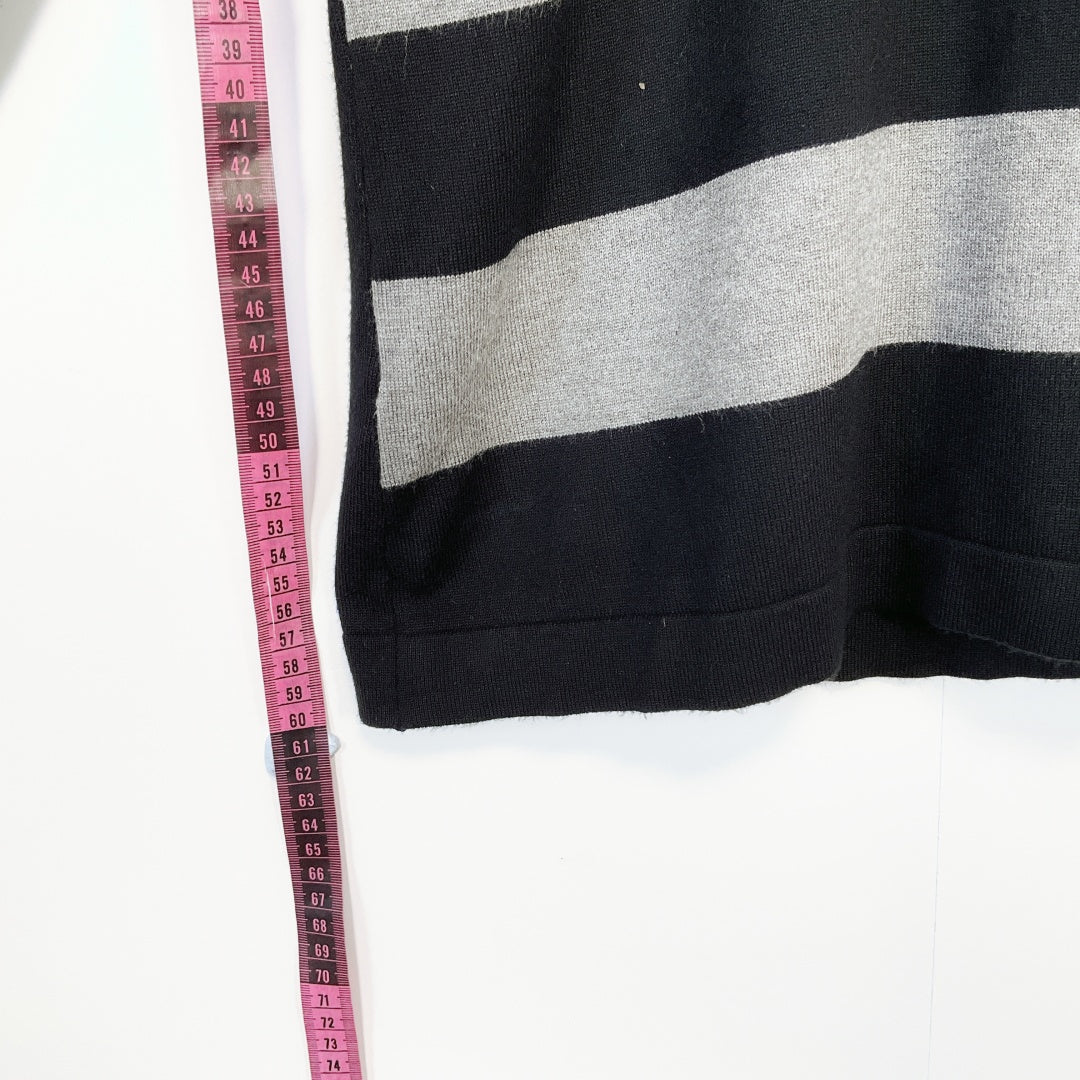 Signify - Striped Patchwork Knit Top