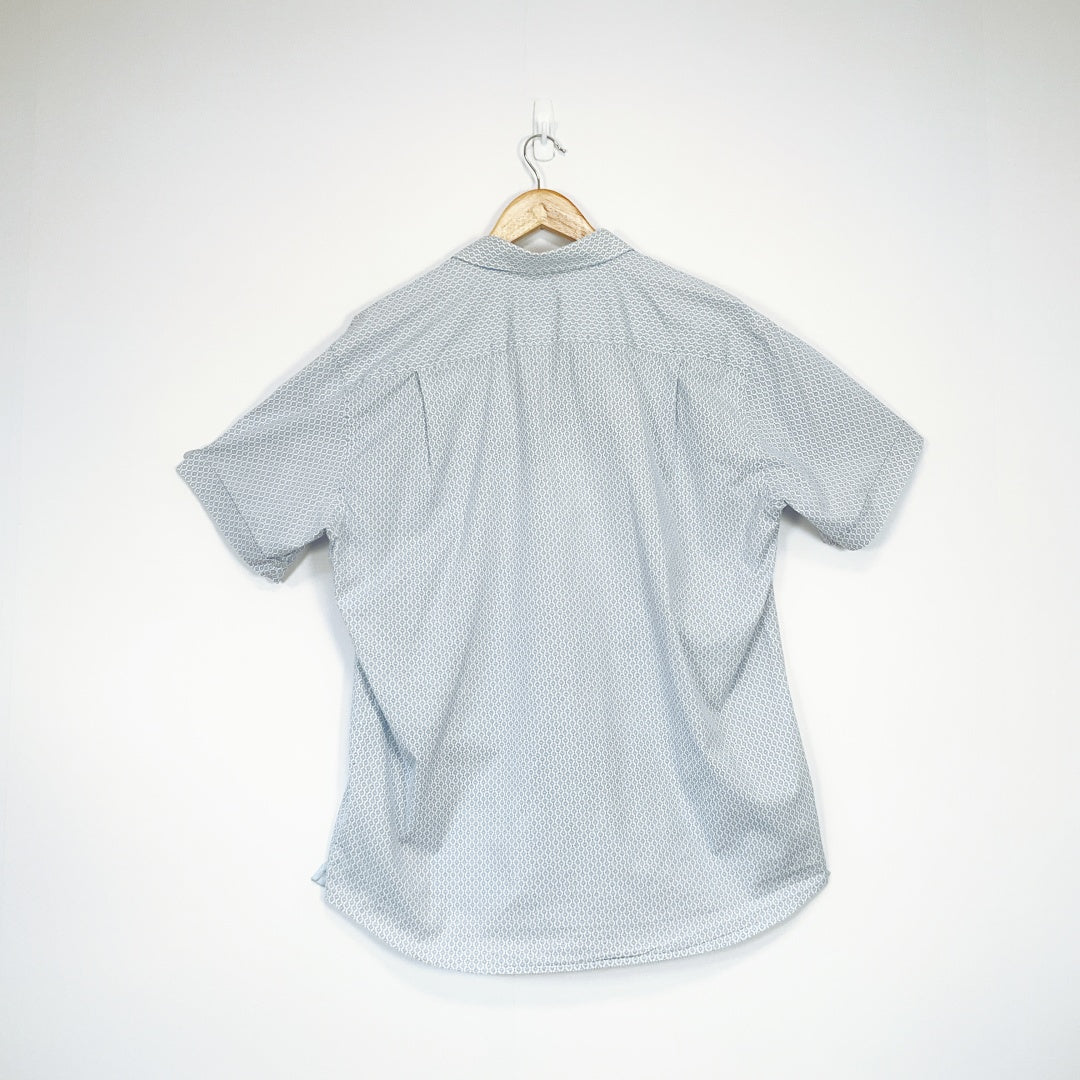 Via Verona - Printed Cotton Short Sleeve Shirt