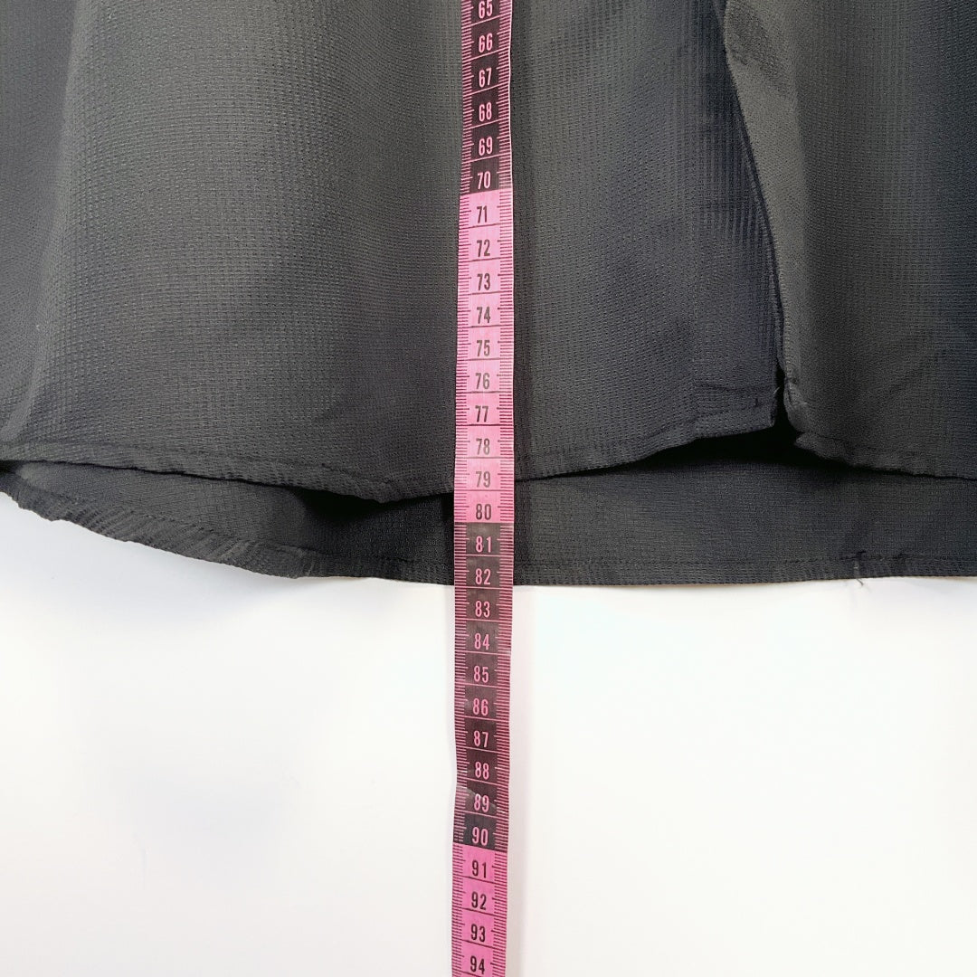 BLUE HARBOUR - Black Short Sleeve Shirt with Stripes