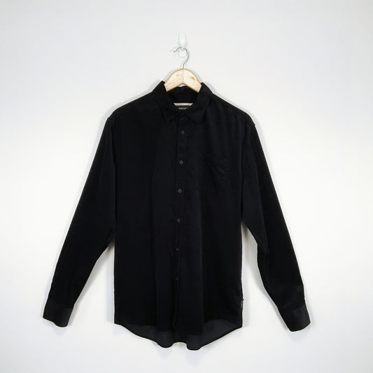 BARKERS - Black Corduroy Tailored Shirt