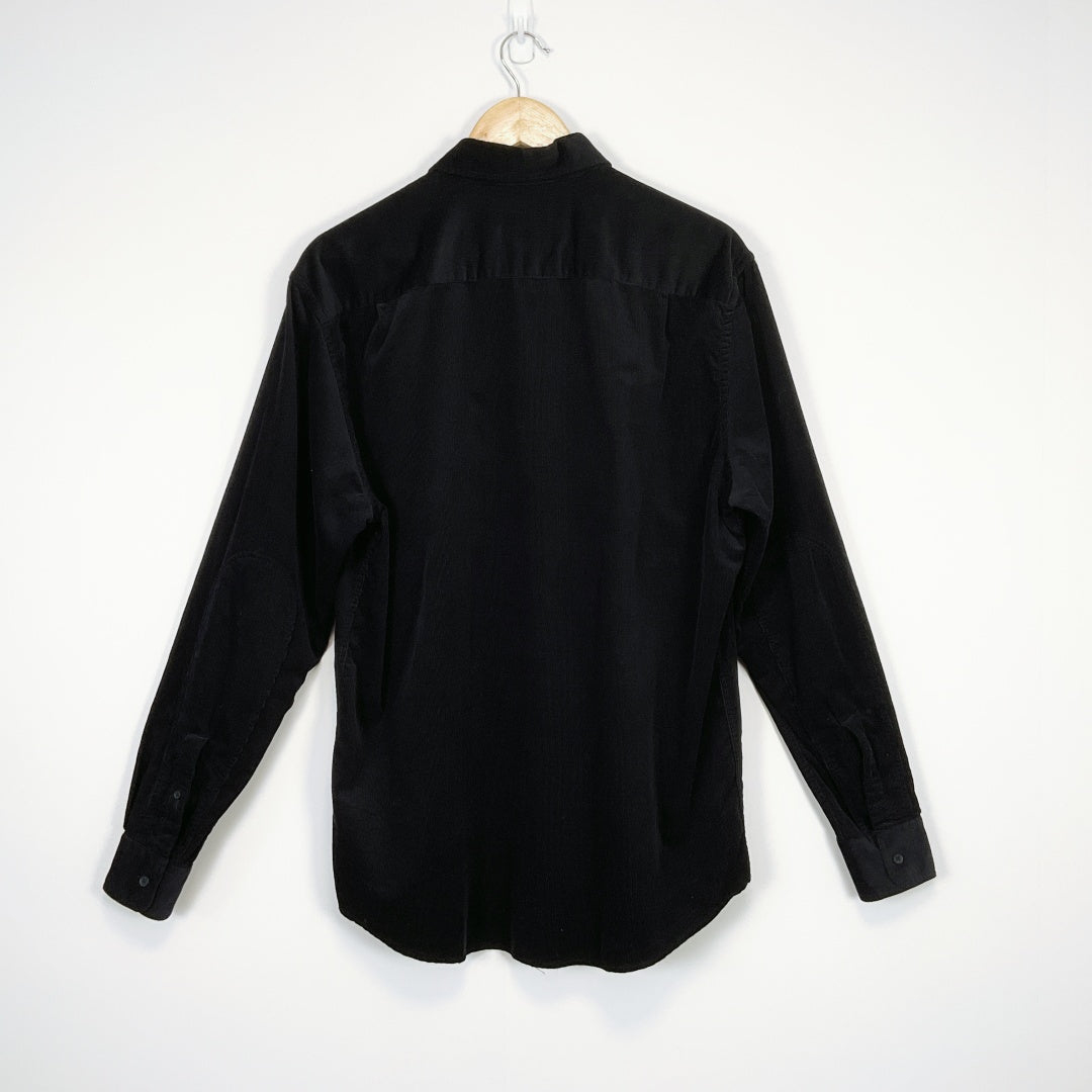 BARKERS - Black Corduroy Tailored Shirt