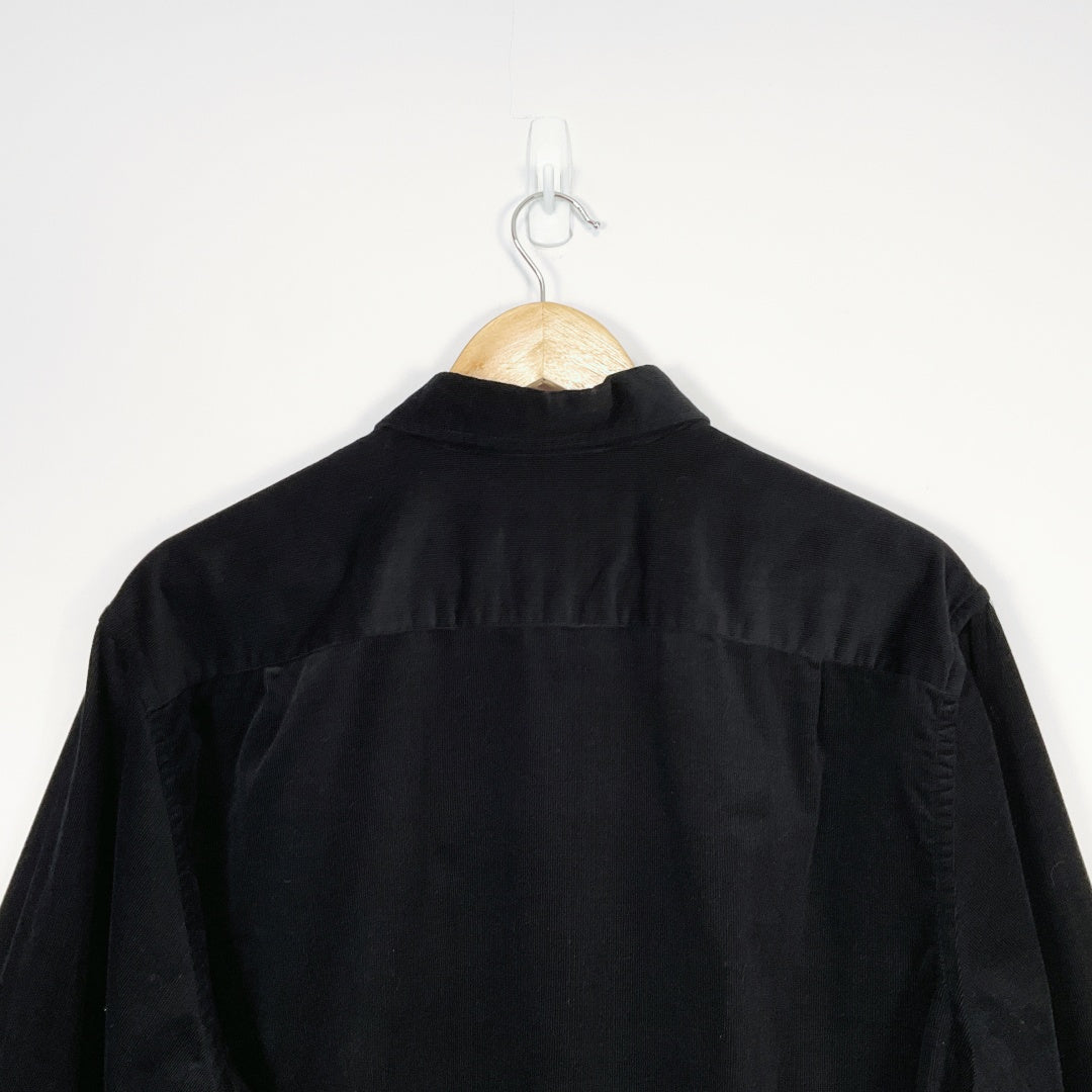 BARKERS - Black Corduroy Tailored Shirt