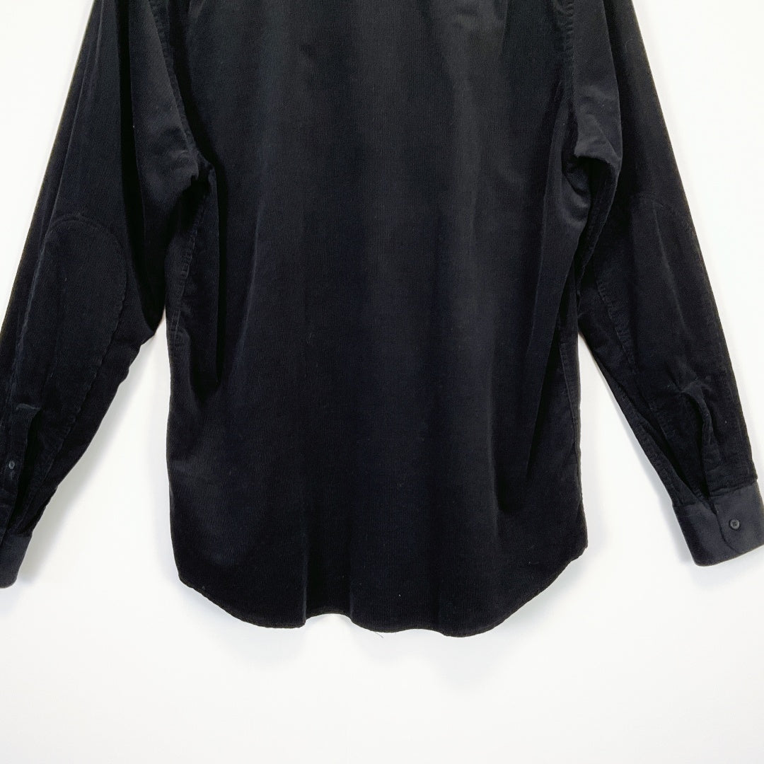 BARKERS - Black Corduroy Tailored Shirt