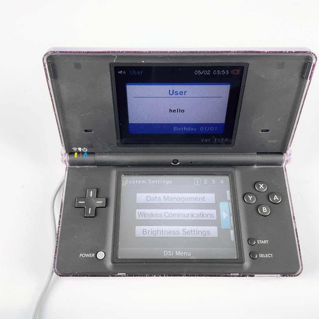 Nintendo DS console with 'Dr Kawashim's, Brain Training' game included