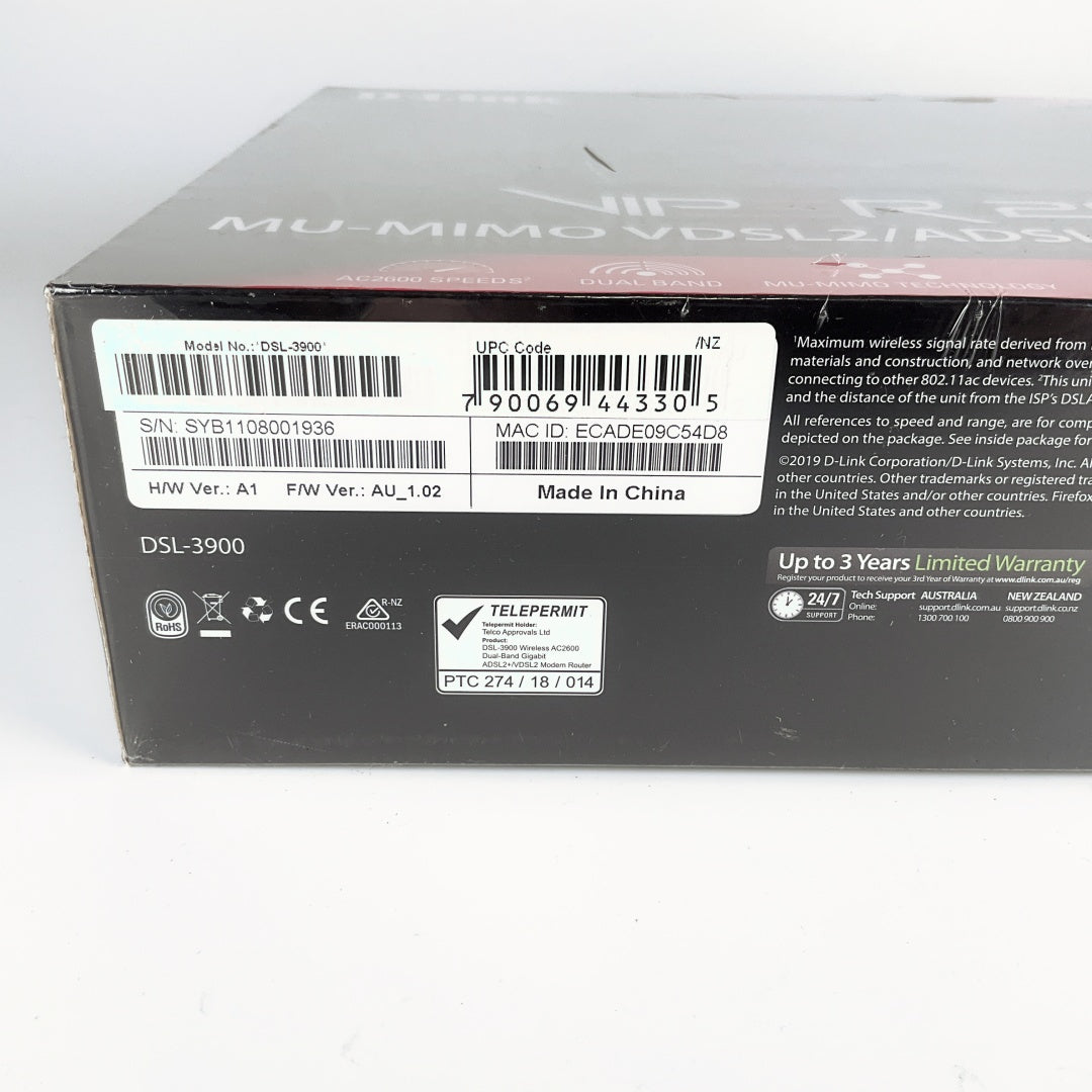D-Link Viper 2600 Modem Router - Unopened