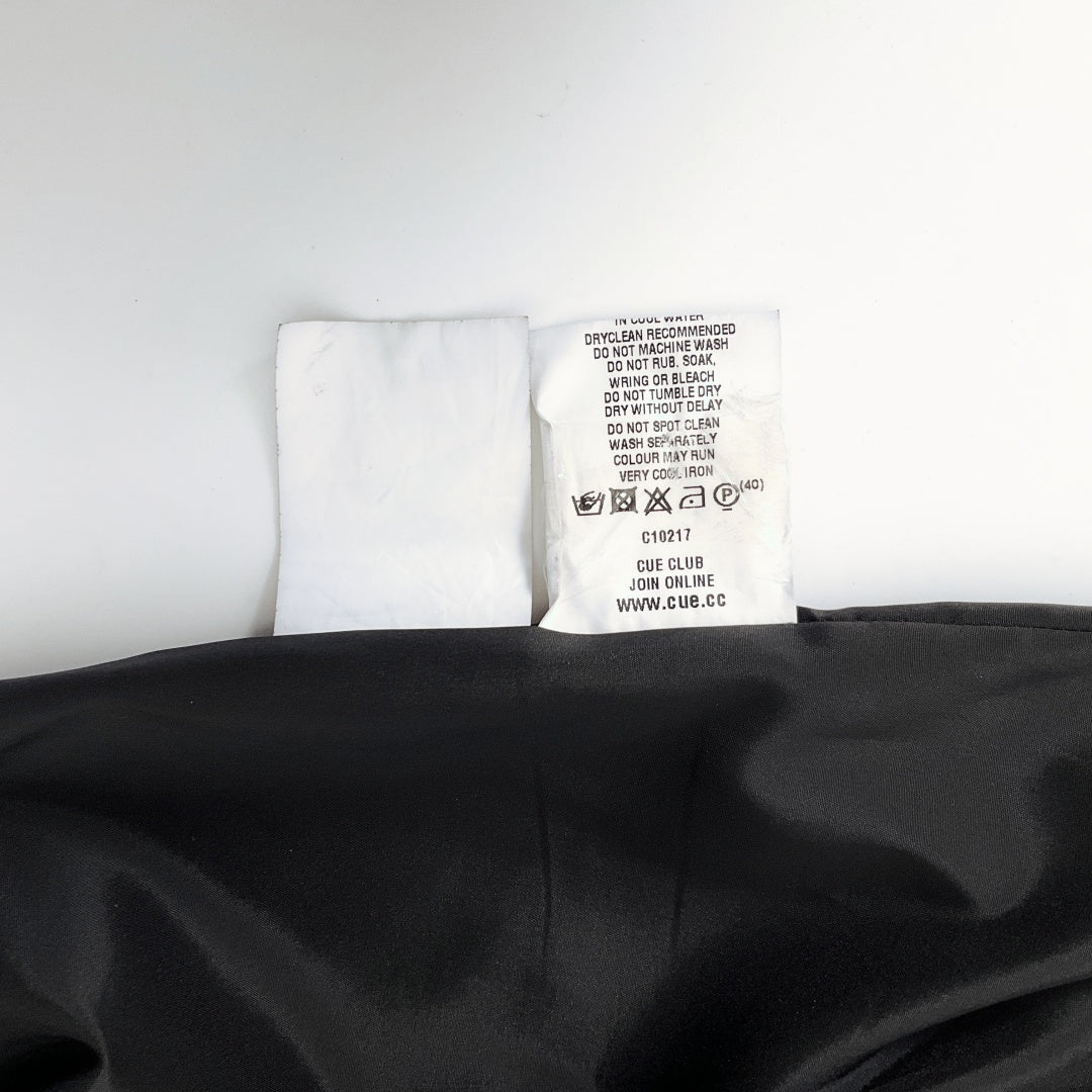 CUE - Midi Pencil Skirt in Black Plaid Design