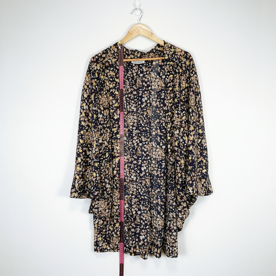 Iland Co. - Navy Floral Kimono