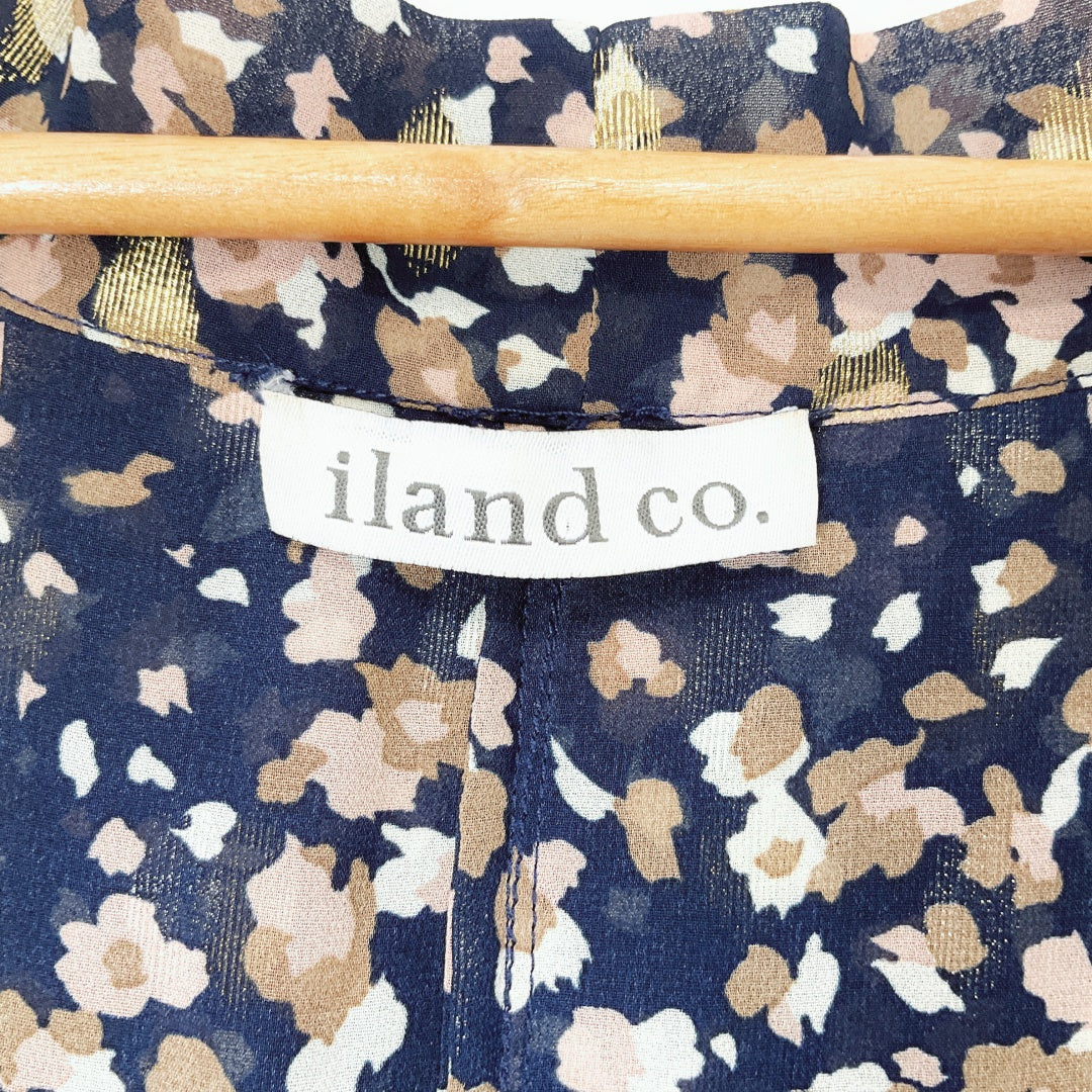 Iland Co. - Navy Floral Kimono