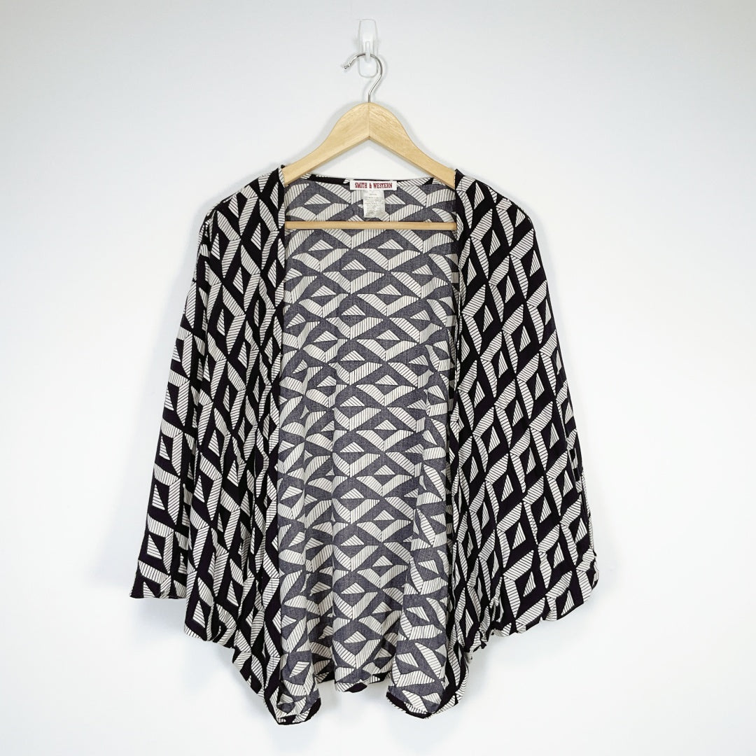 Smith & Western Geometric Print Kimono