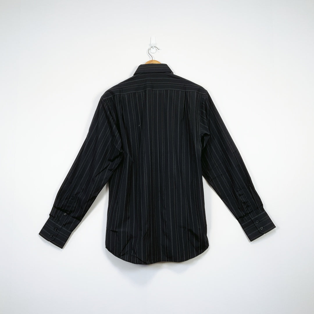 Biz Collection Striped Long Sleeve Shirt – New Zealand Swimming Logo