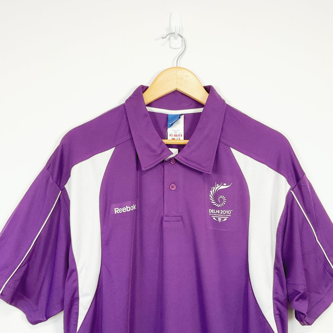 Reebok - Polo Shirt in Purple - Commonwealth Games 2010
