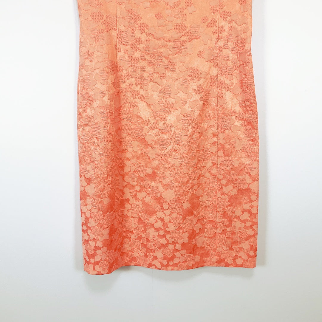 PORTS - Sleeveless Lace Overlay Midi Dress