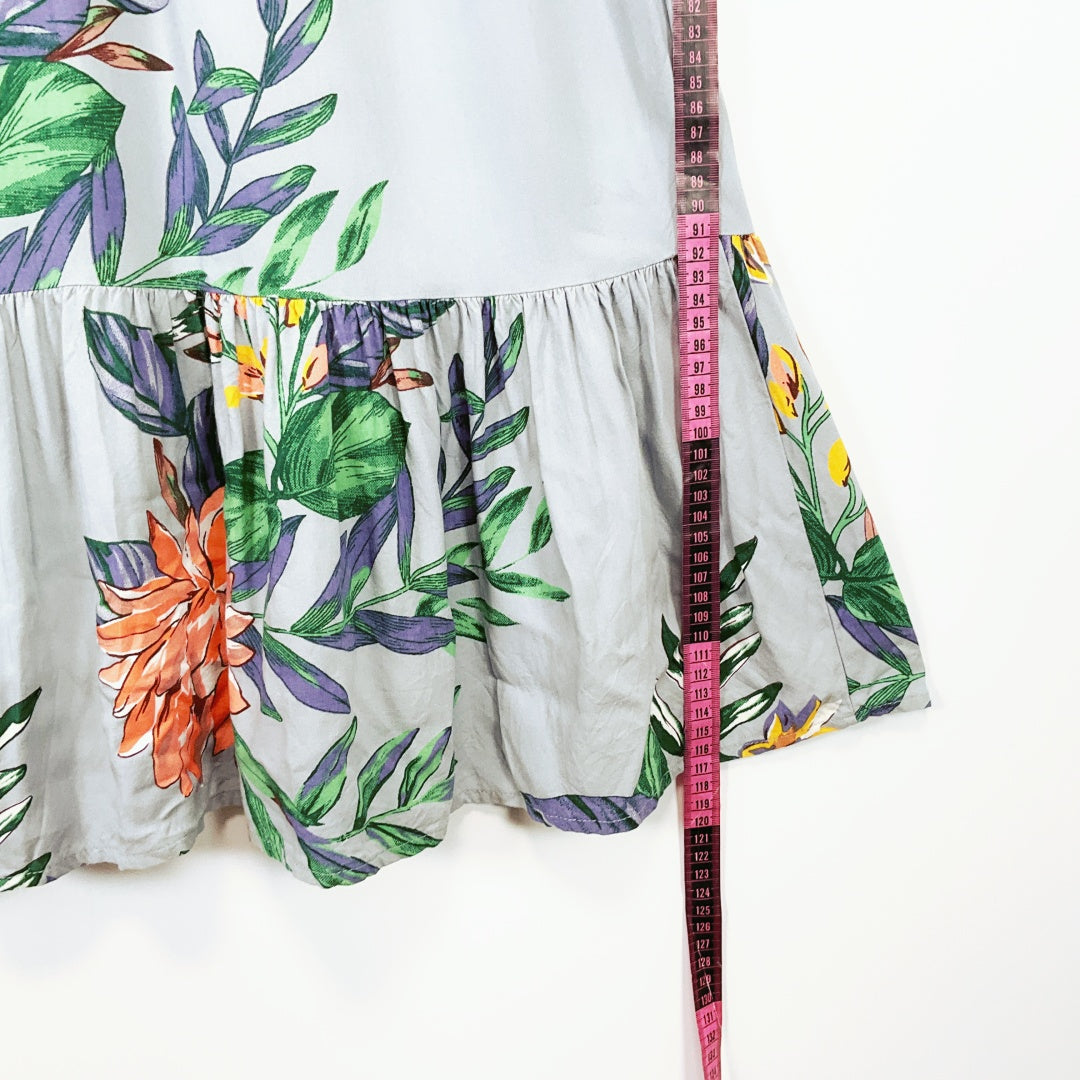 PATRONS OF PEACE - Floral Printed Smocked Sundress