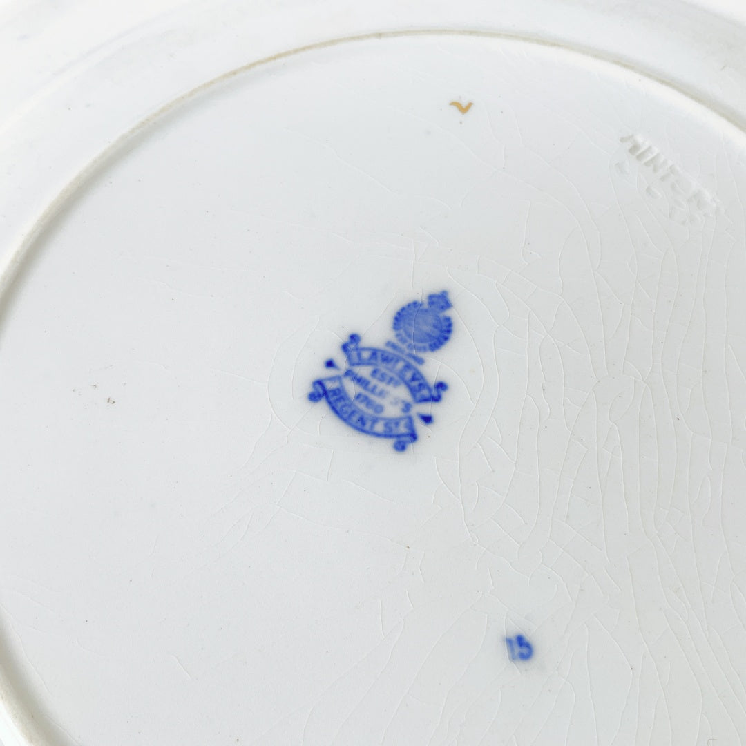 Vintage 1929 Stamped Mintons Blue Willow Lunch Breakfast Plate