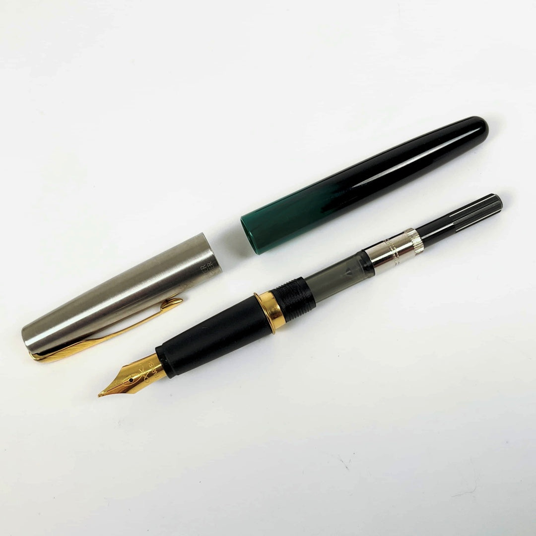 Parker- Frontier Marble Green Fountain Pen