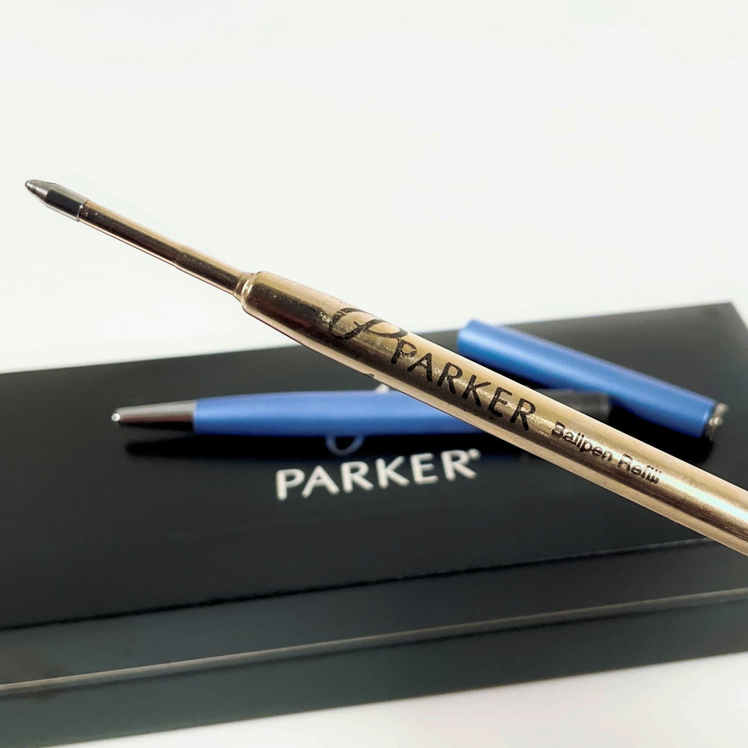 PARKER - Twist Ballpoint Polished Blue Pen - Blue Ink