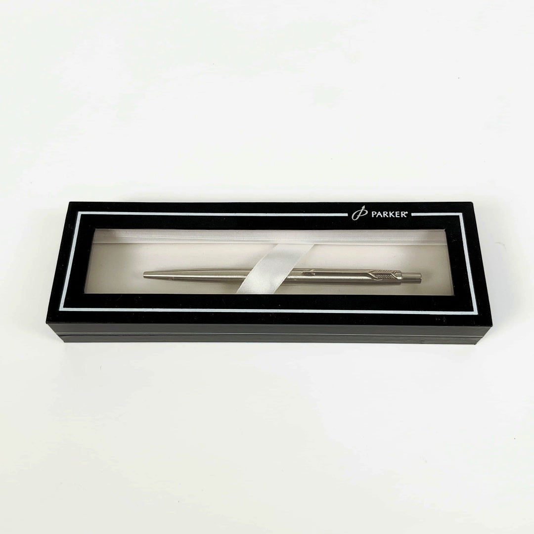 Parker Stainless Steel Ballpoint Pen With Box