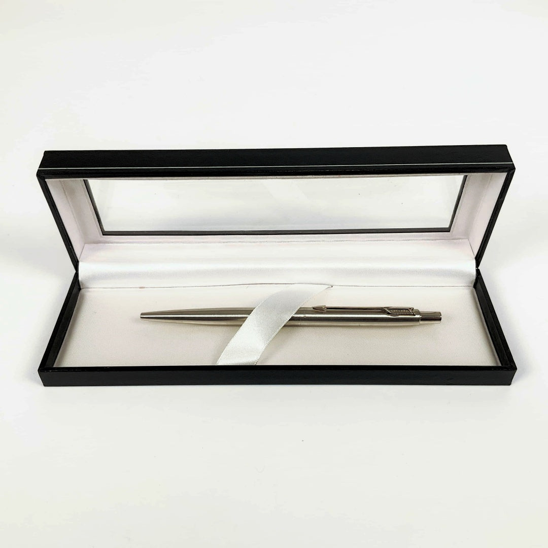 Parker Stainless Steel Ballpoint Pen With Box