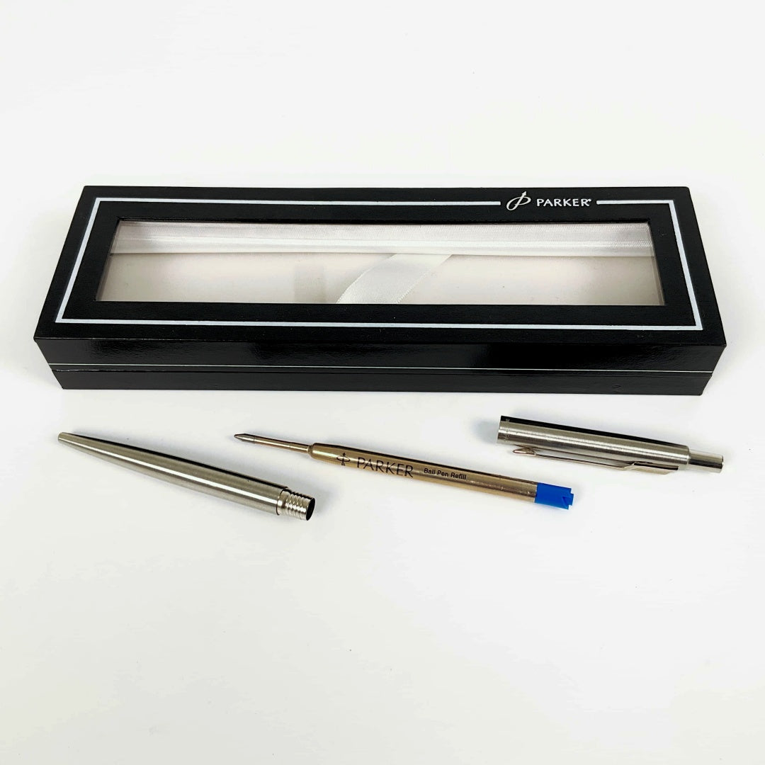 Parker Stainless Steel Ballpoint Pen With Box
