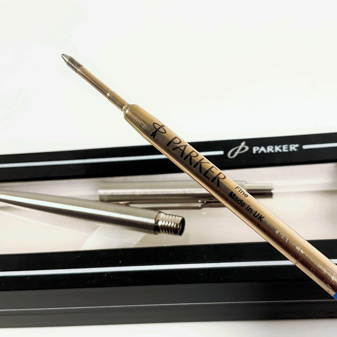 Parker Stainless Steel Ballpoint Pen With Box