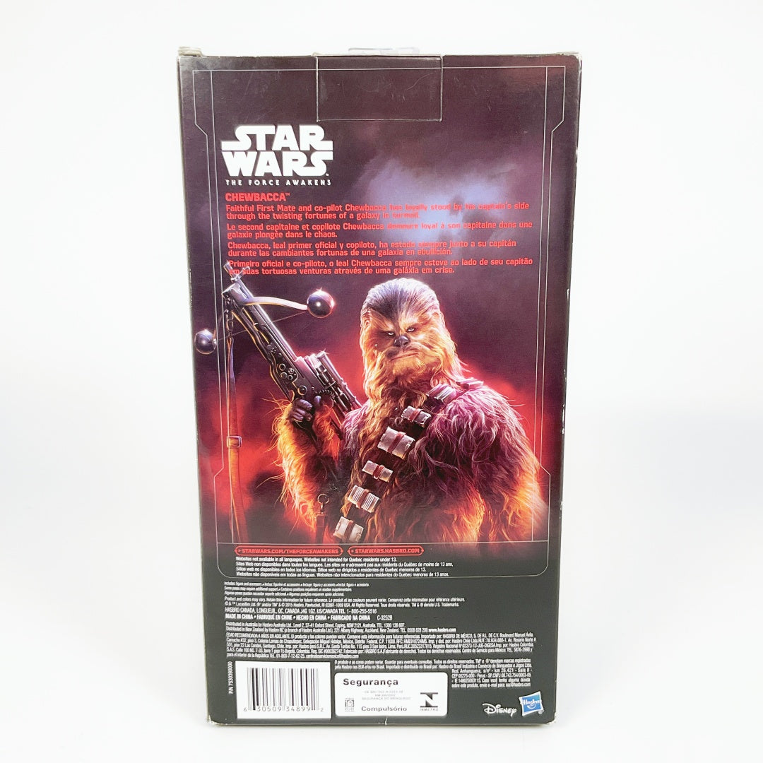Hasbro Star Wars The Force Awakens Chewbacca 11.5" Plastic Toy Action Figure