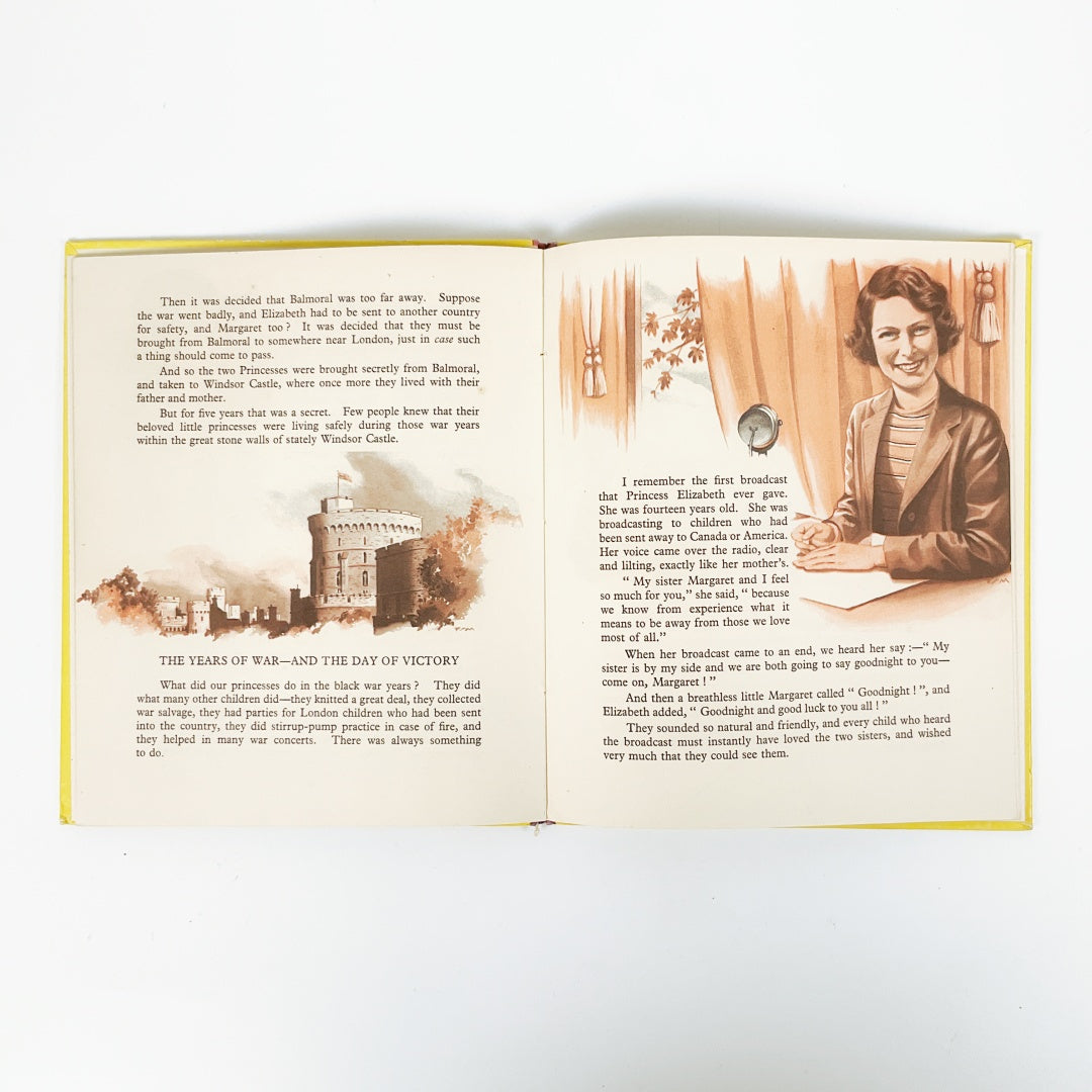 Vintage “The Story of Our Queen” by Enid Blyton – Hardcover Children’s Book – Royal Biography