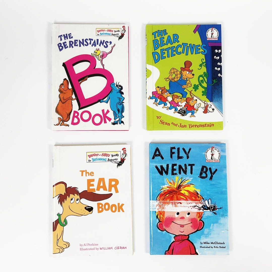 Vintage Beginner Books (Hardcover) Set of 12 – Dr. Seuss, Berenstain Bears & More – Classic Children's Books