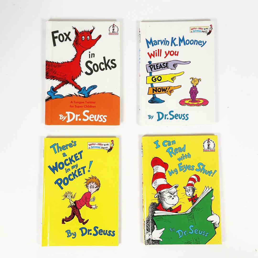 Vintage Beginner Books (Hardcover) Set of 12 – Dr. Seuss, Berenstain Bears & More – Classic Children's Books