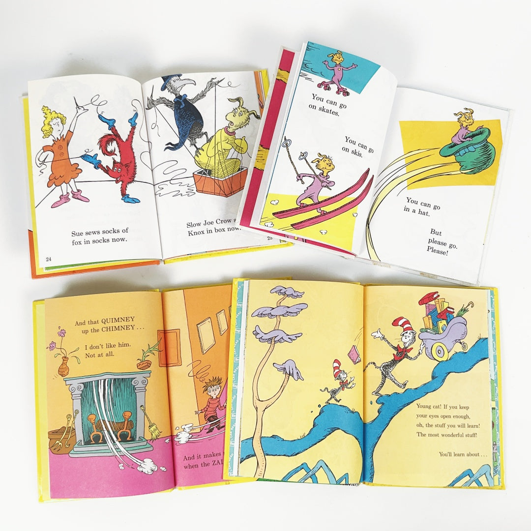 Vintage Beginner Books (Hardcover) Set of 12 – Dr. Seuss, Berenstain Bears & More – Classic Children's Books