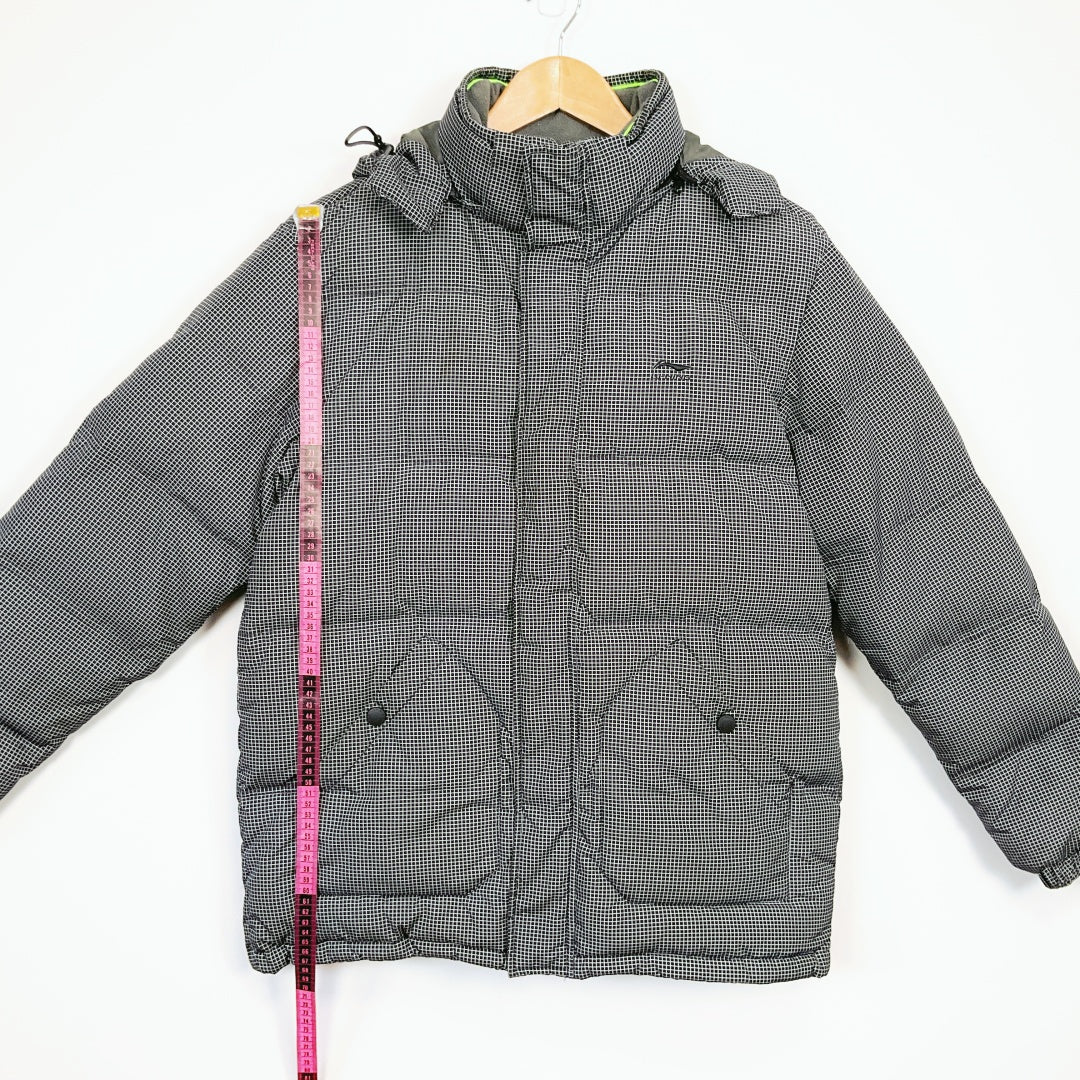 Li-Ning - Duck Down Checkered Puffer Jacket