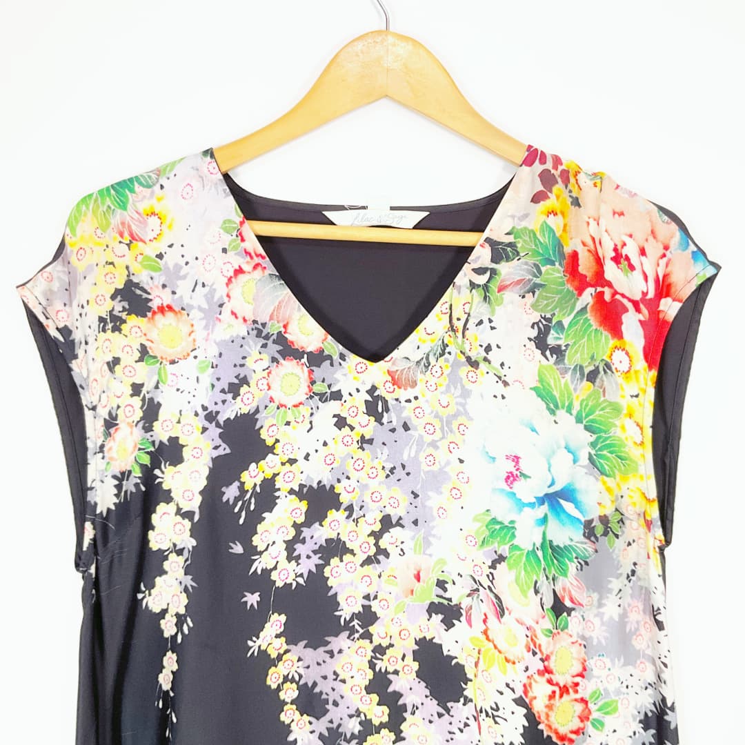 Lilac & Sage - Floral Shift Dress