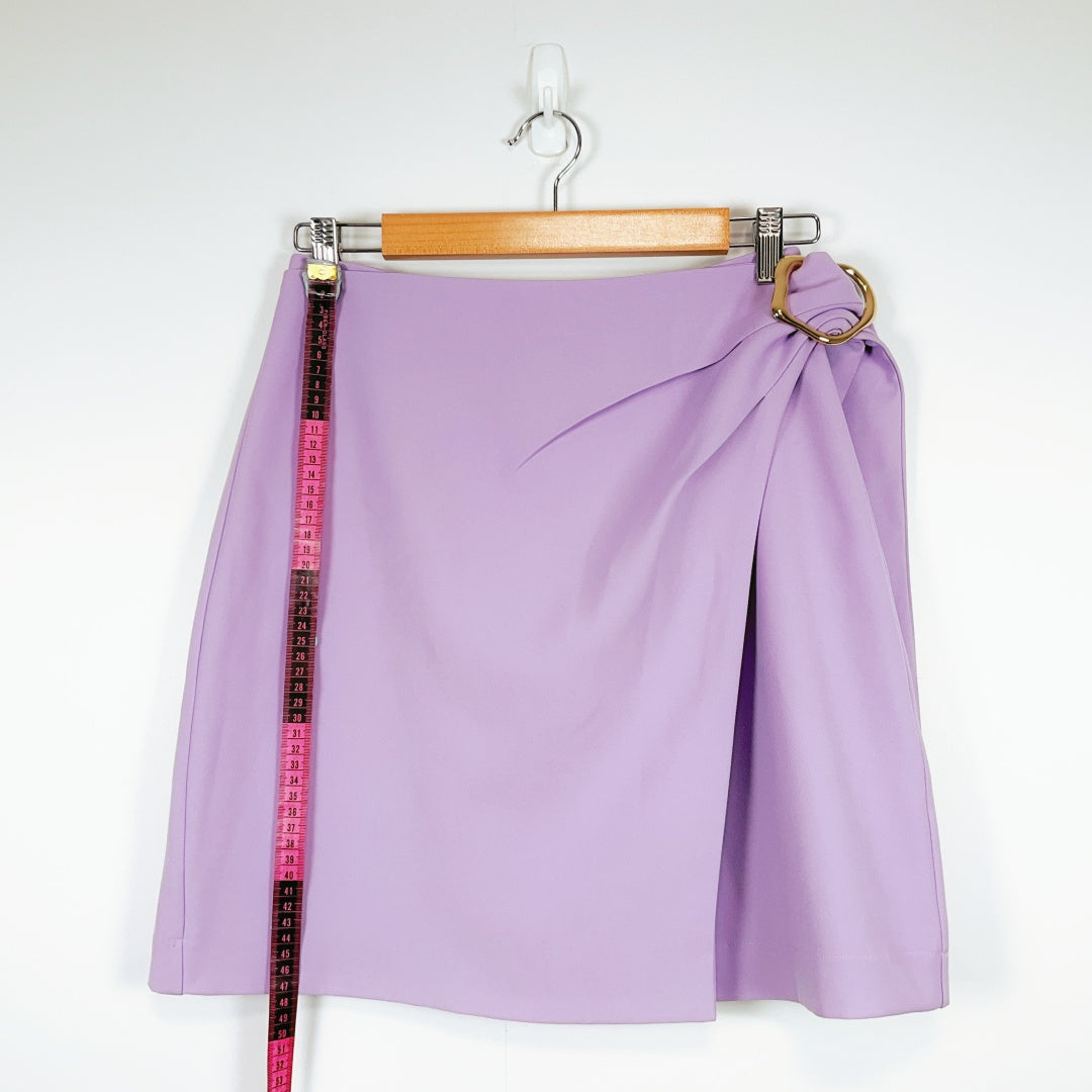 Coop by TRELISE COOPER - Lilac Wrap Skirt with Gold Ring Detail