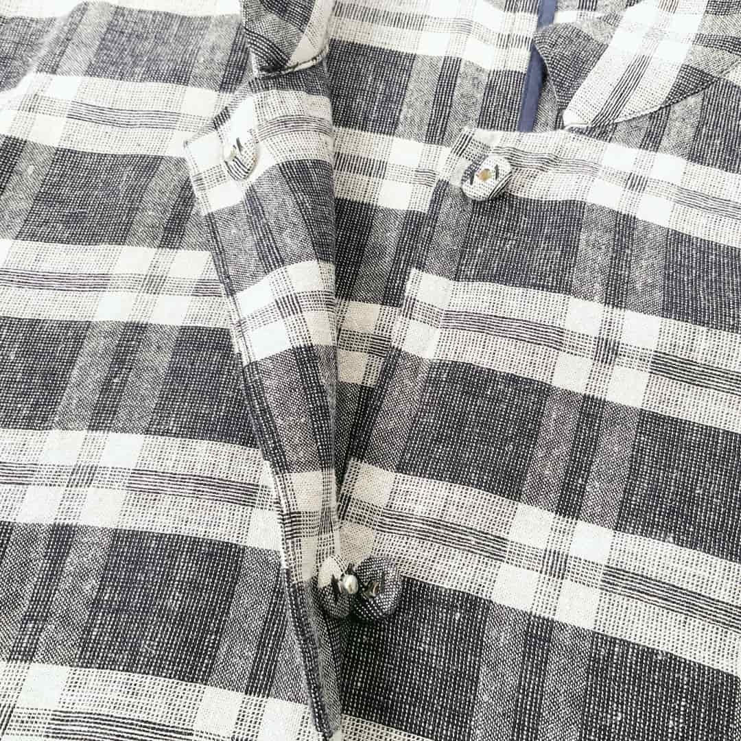 Grace Hill - Grey & Black Check Longline Jacket