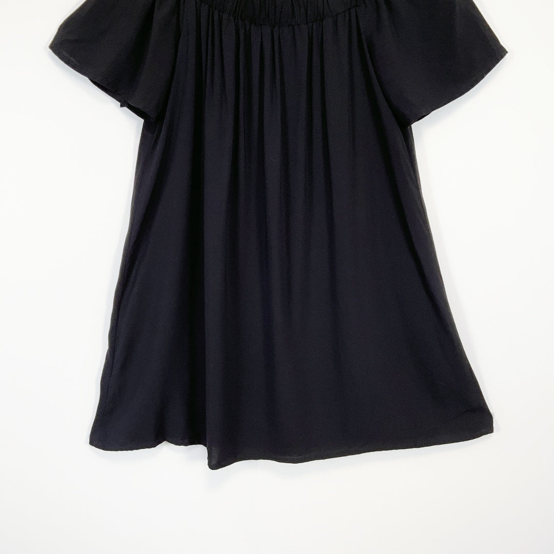 MANGO - Casual Wear Black Off-Shoulder Top