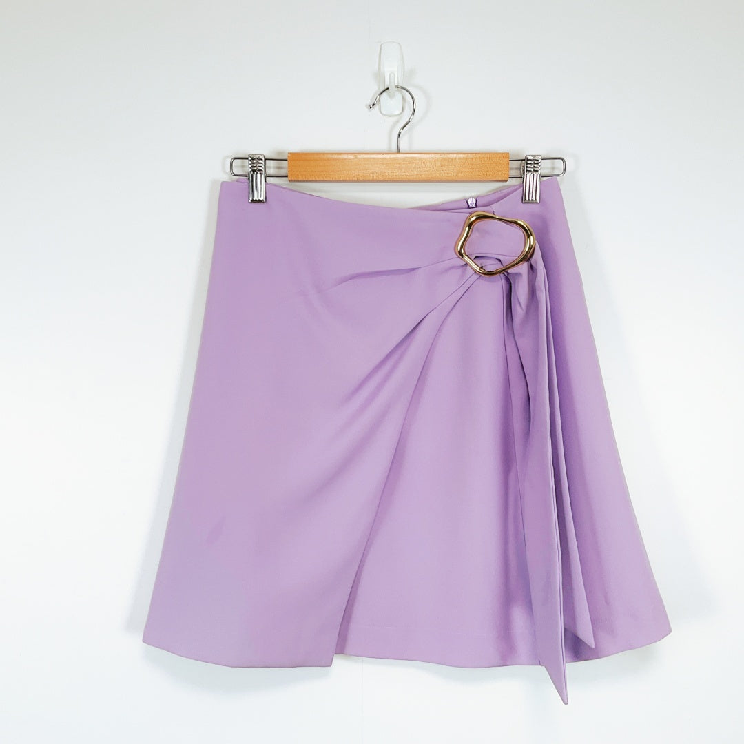 Coop by TRELISE COOPER - Lilac Wrap Skirt with Gold Ring Detail