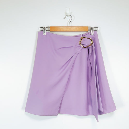 Coop by TRELISE COOPER - Lilac Wrap Skirt with Gold Ring Detail