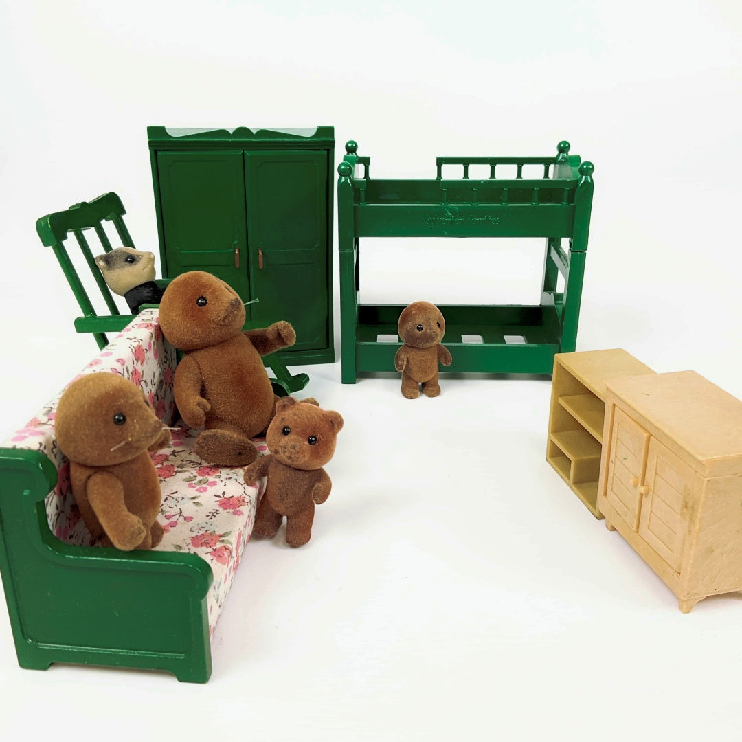 Sylvanian Families Epoch Doll & Furniture Set