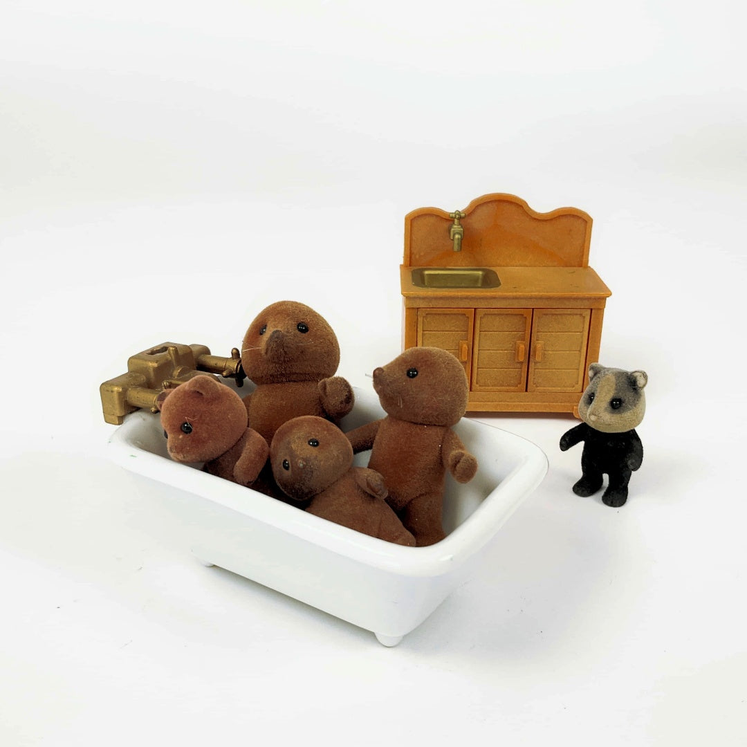 Sylvanian Families Epoch Doll & Furniture Set