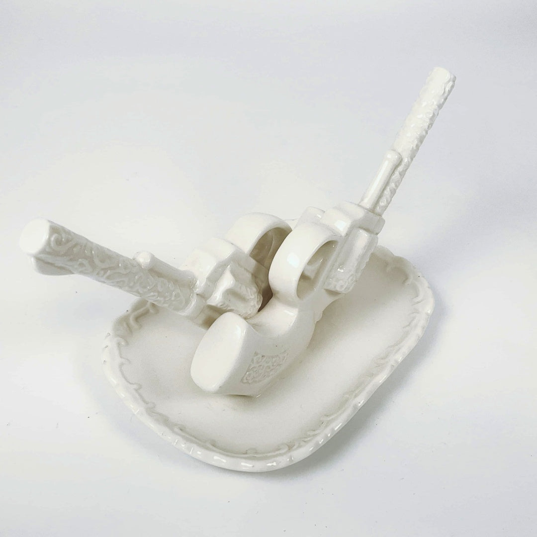 IMM Living - Crossed Revolvers on a Decorative Base