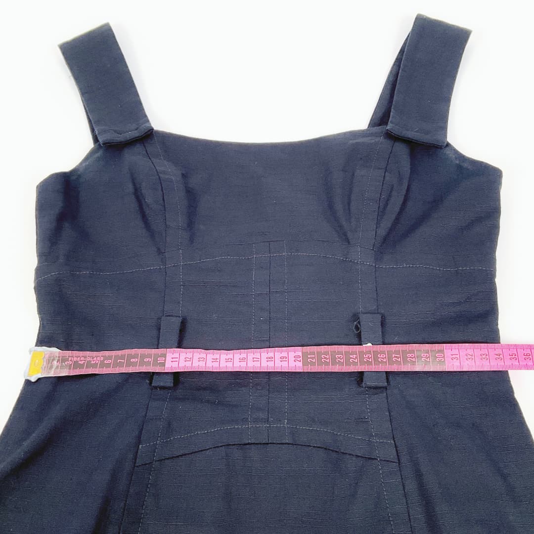 CUE - Denim Belted Midi Dress