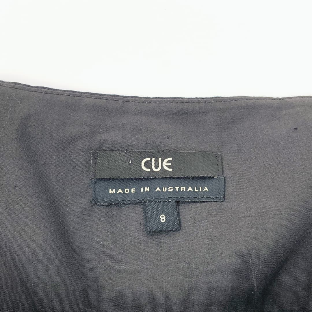 CUE - Denim Belted Midi Dress