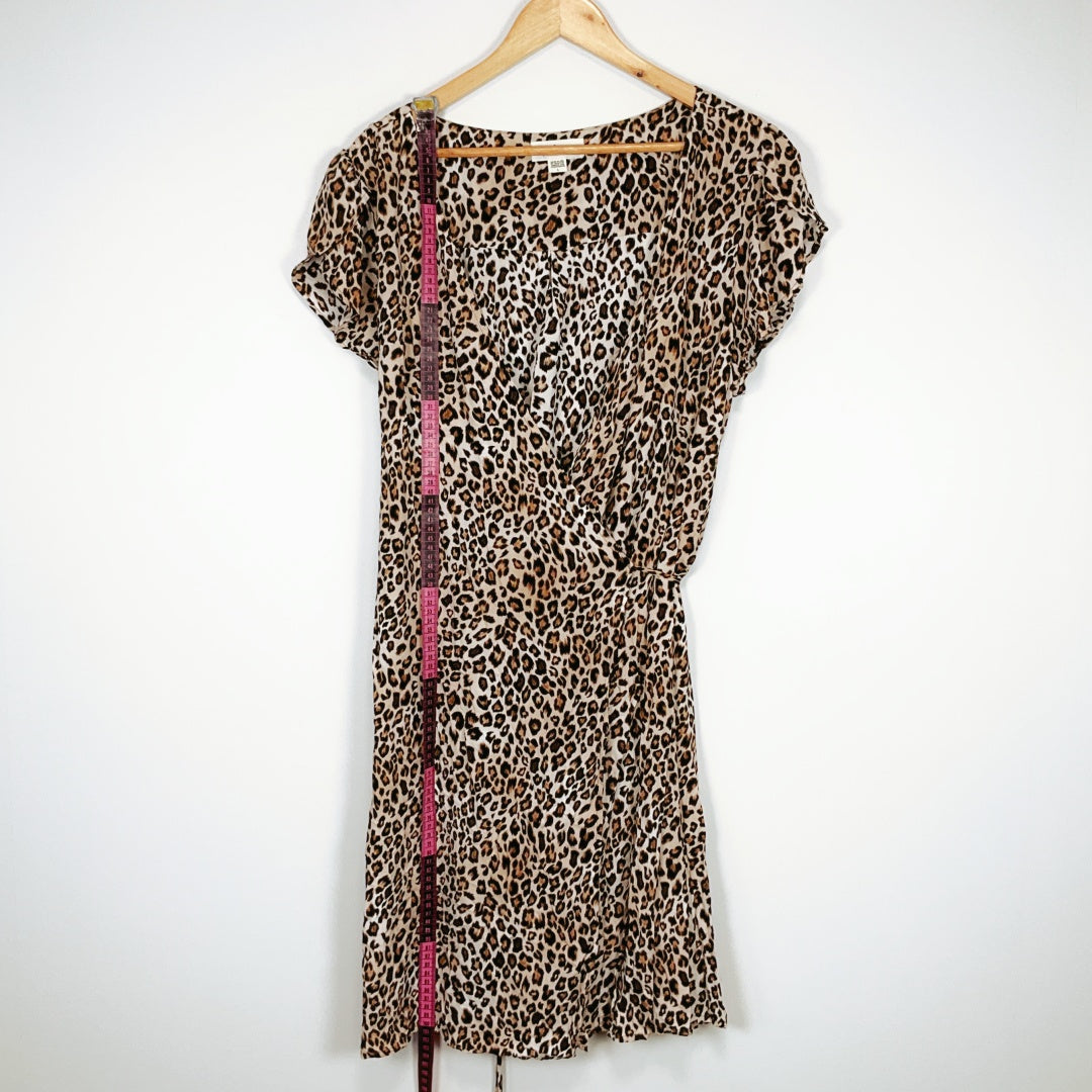 Velvet by Graham & Spencer - Cheetah Wrap Dress