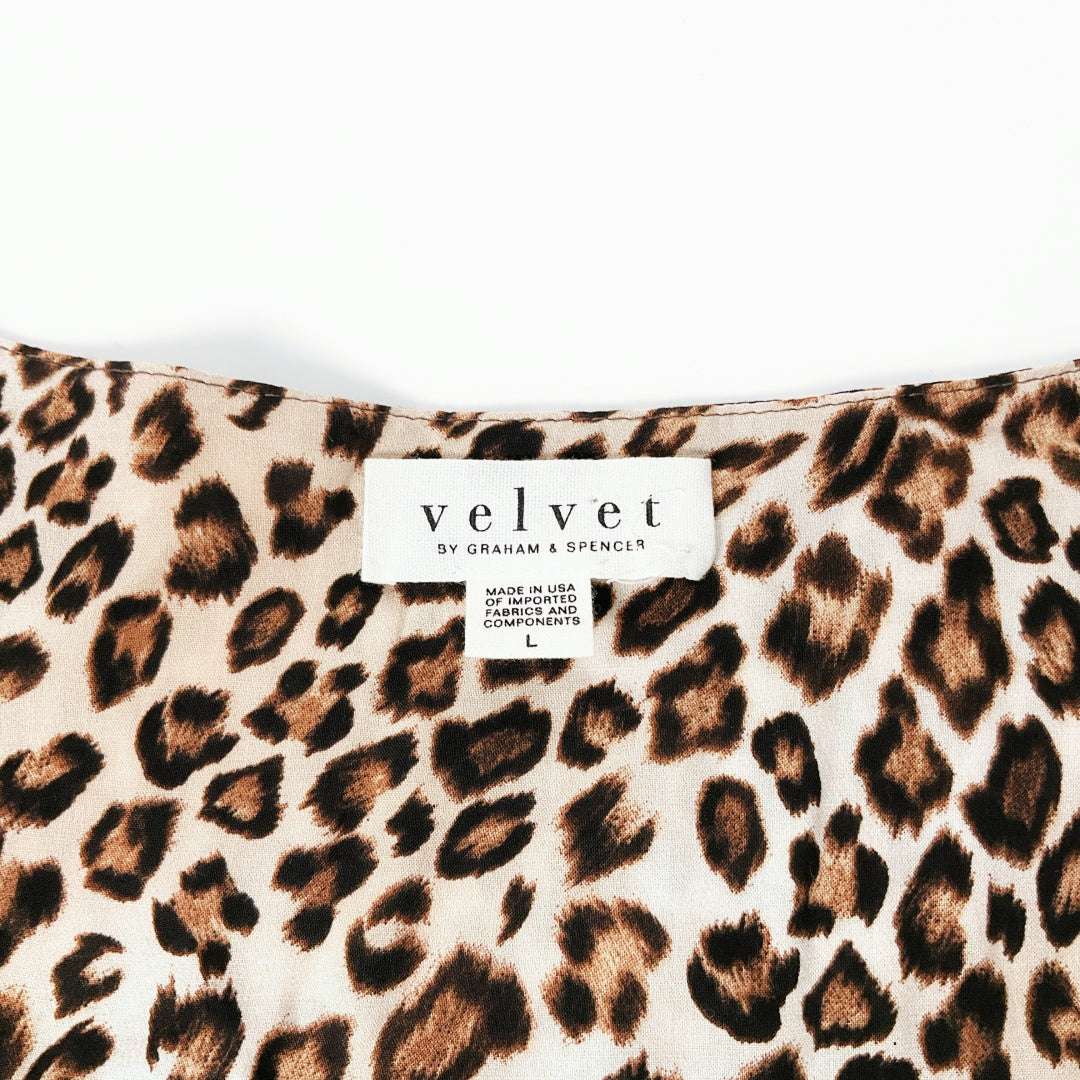 Velvet by Graham & Spencer - Cheetah Wrap Dress